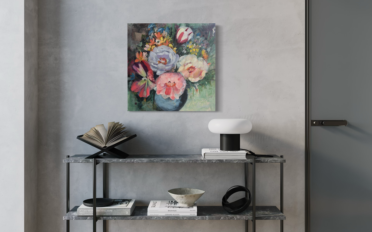 A Garden of Becoming | Sarah Andreas Art | Mixed Media Oil Painting