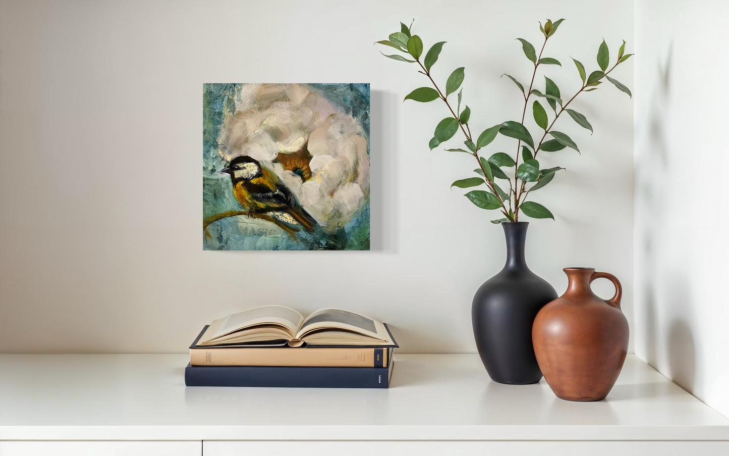 A Quite Kind of Magic | Sarah Andreas Art | Mixed Media Oil Painting