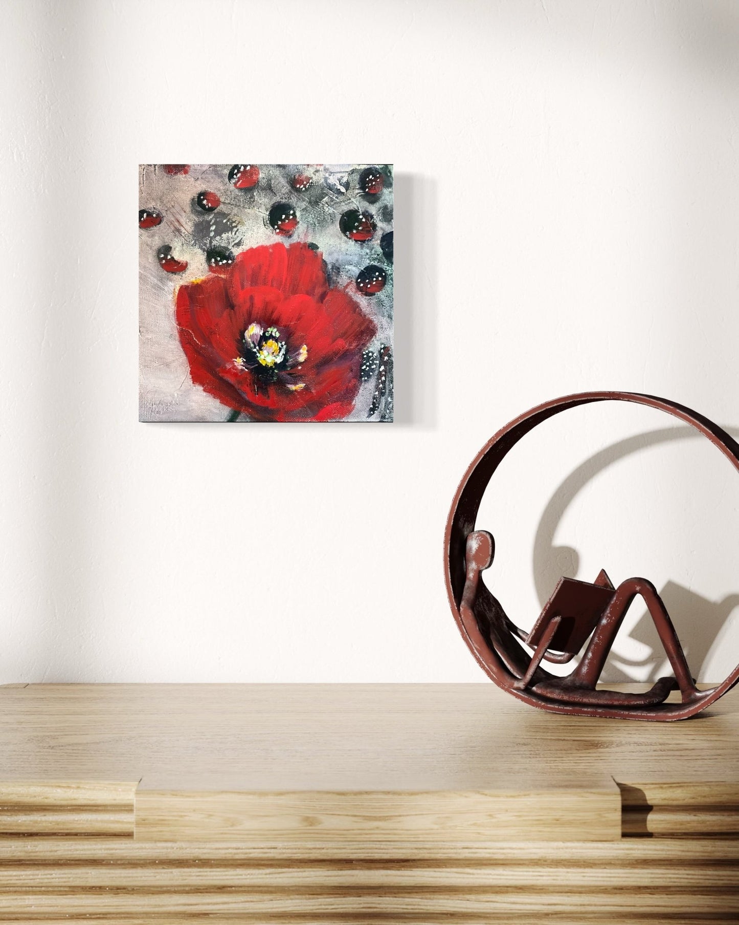 Joy - Original Mixed Media Oil Painting | Sarah Andreas Art | Mixed Media Oil Painting