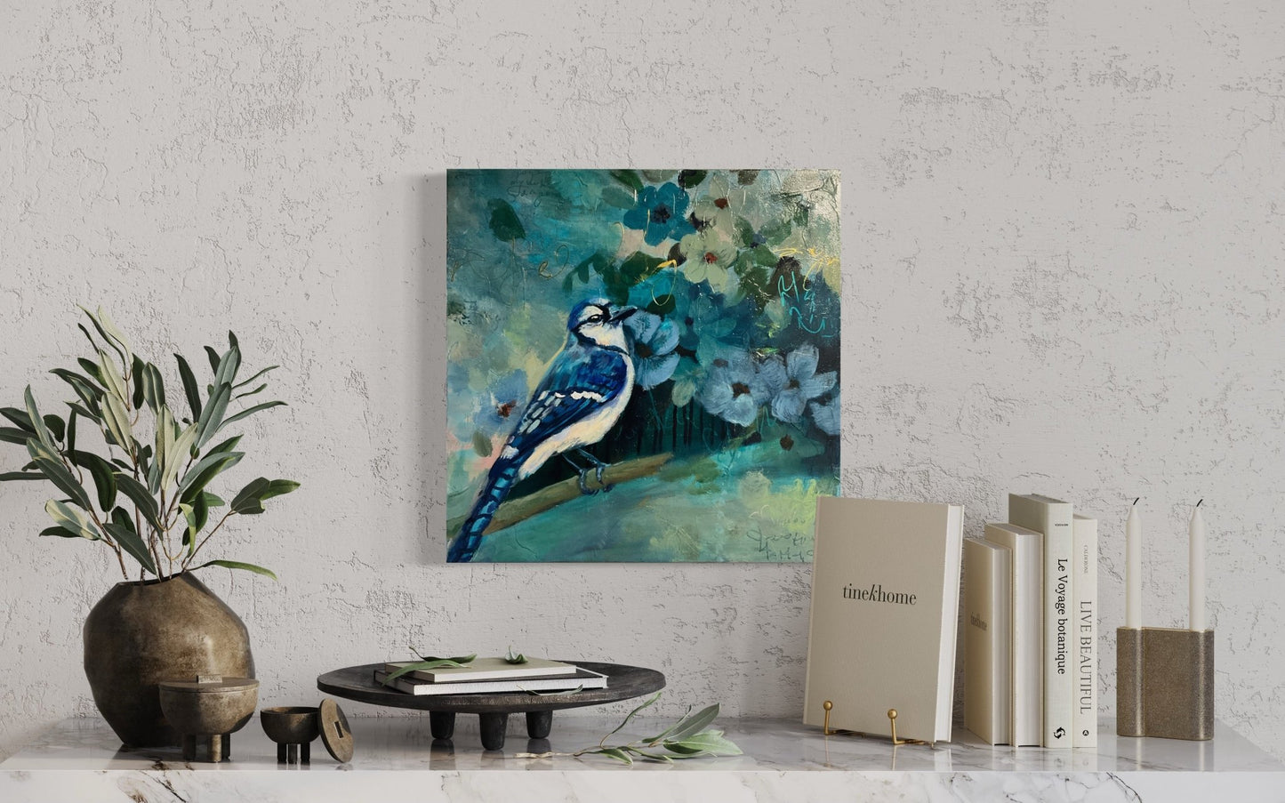 Melody of the Blue Jay - Fine Art by Sarah Andreas