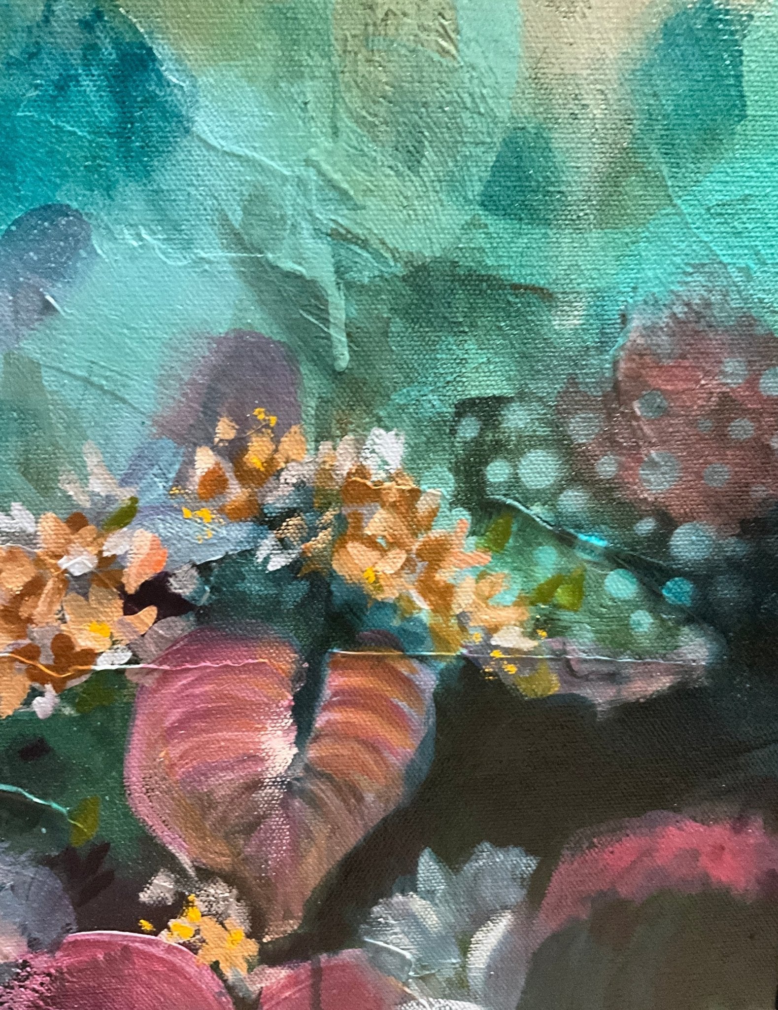 Soulful Stillness | Sarah Andreas Art | Mixed Media Oil Painting