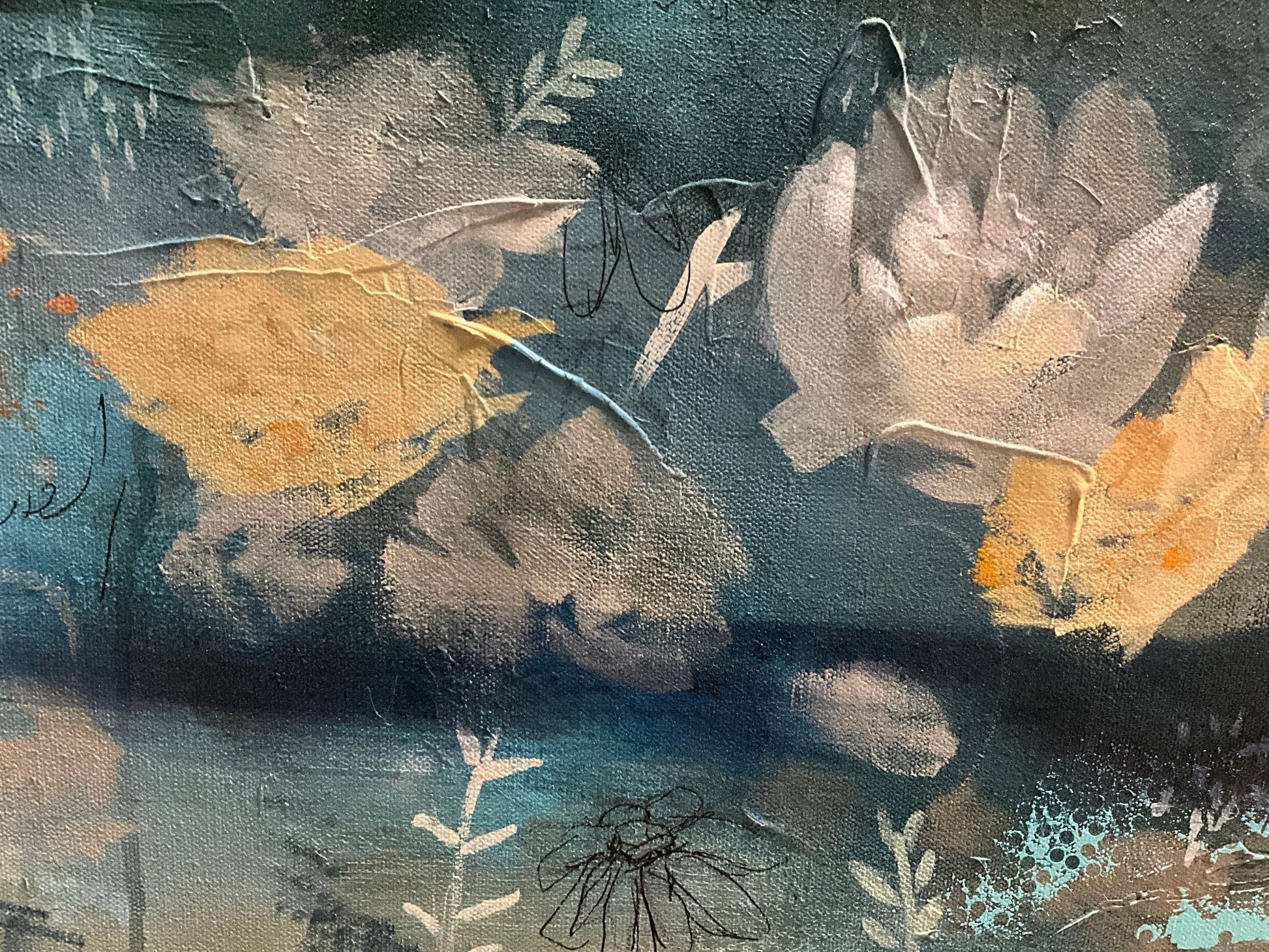 The Keeper of Wisdom | Sarah Andreas Art | Mixed Media Oil Painting | Sarah Andreas Art | Mixed Media Oil Painting