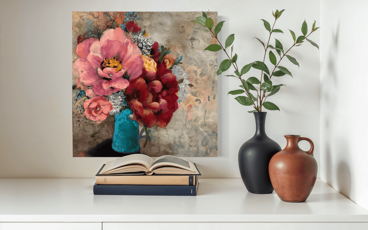 What She Carried Forward | Sarah Andreas Art | Mixed Media Oil Painting | Sarah Andreas Art | Mixed Media Oil Painting