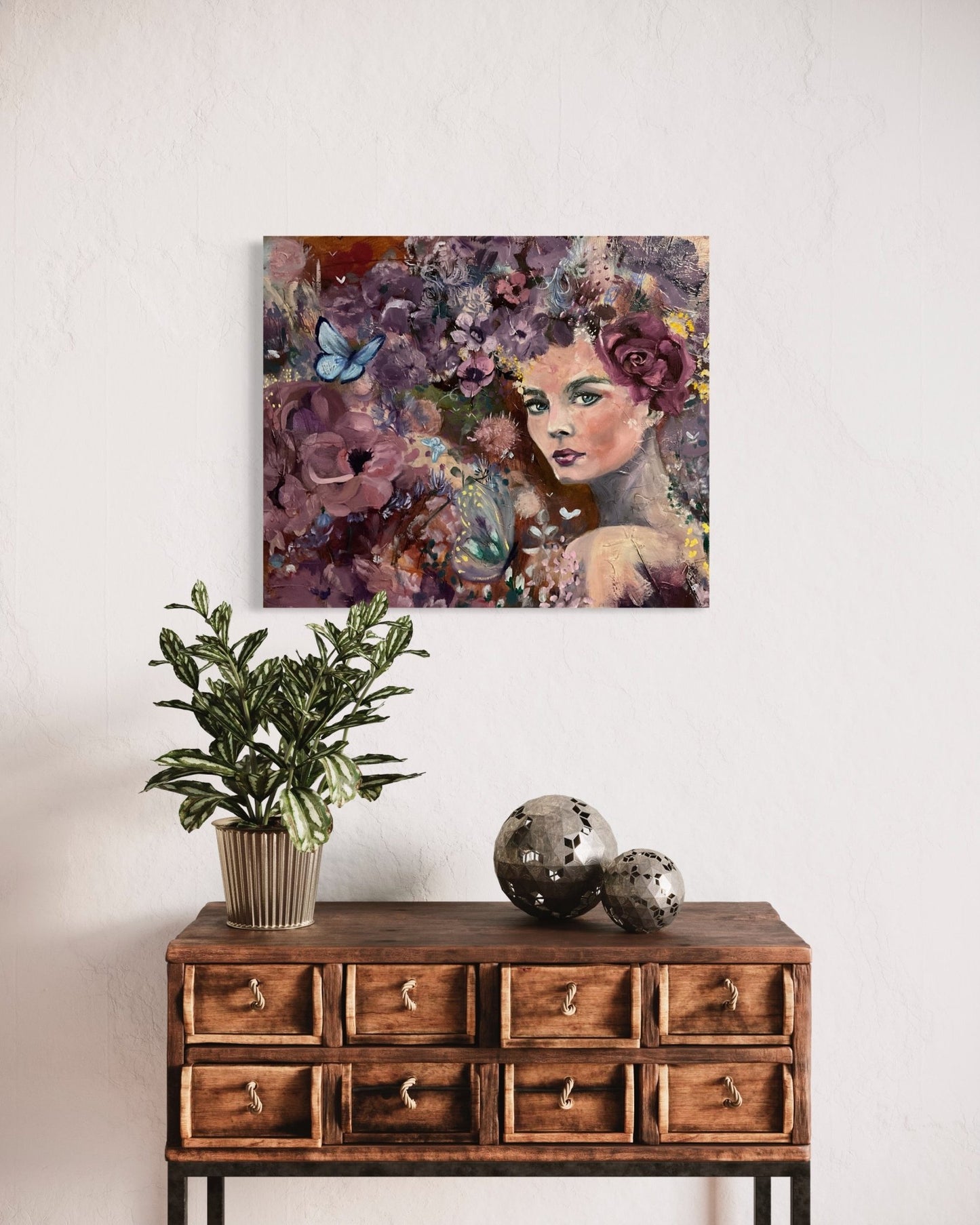 Awakening Grace |Sarah Andreas Art | Mixed Media Oil Painting | Sarah Andreas Art | Mixed Media Oil Painting