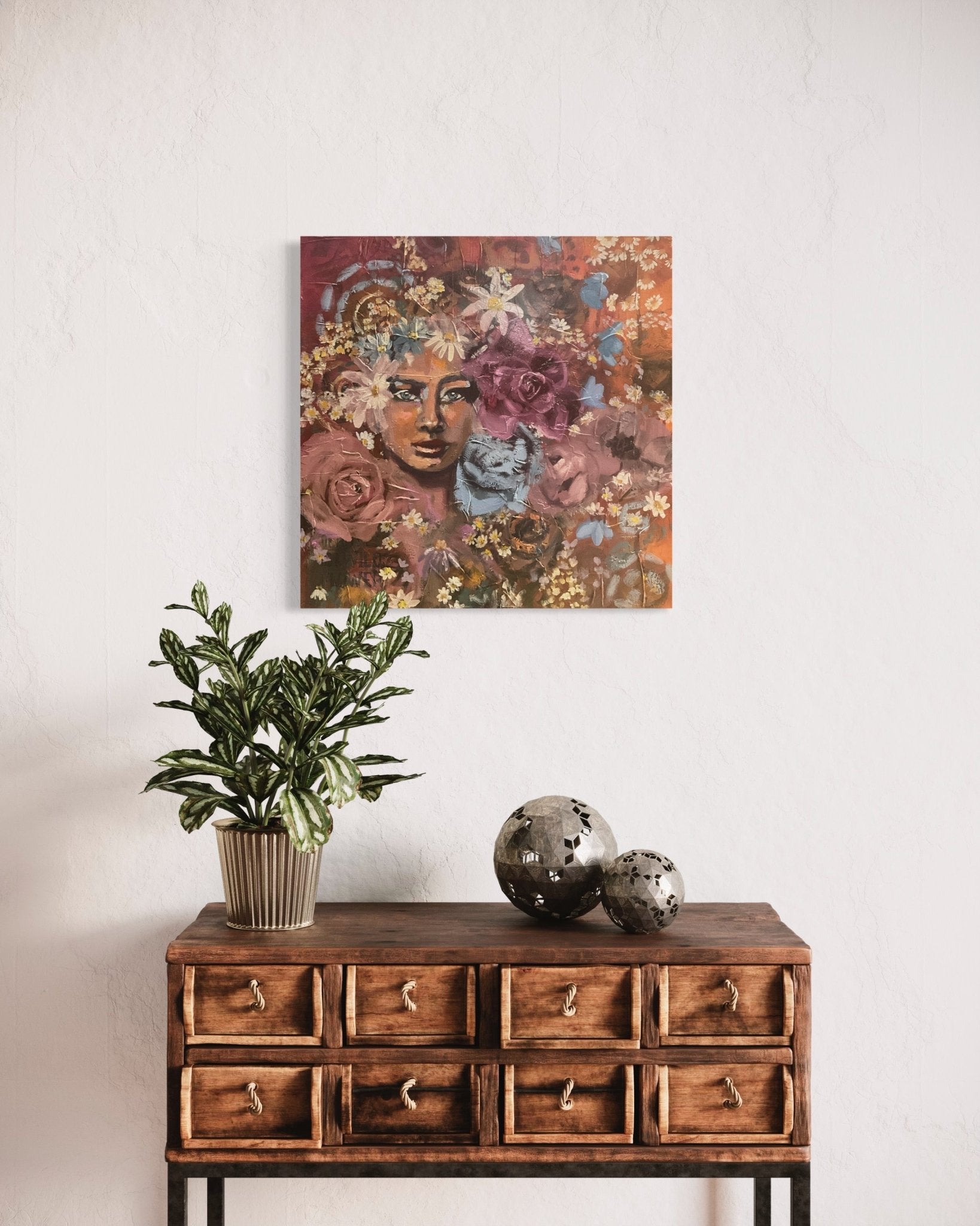 Awakening Halo | Sarah Andreas Art | Mixed Media Oil Painting | Sarah Andreas Art | Mixed Media Oil Painting