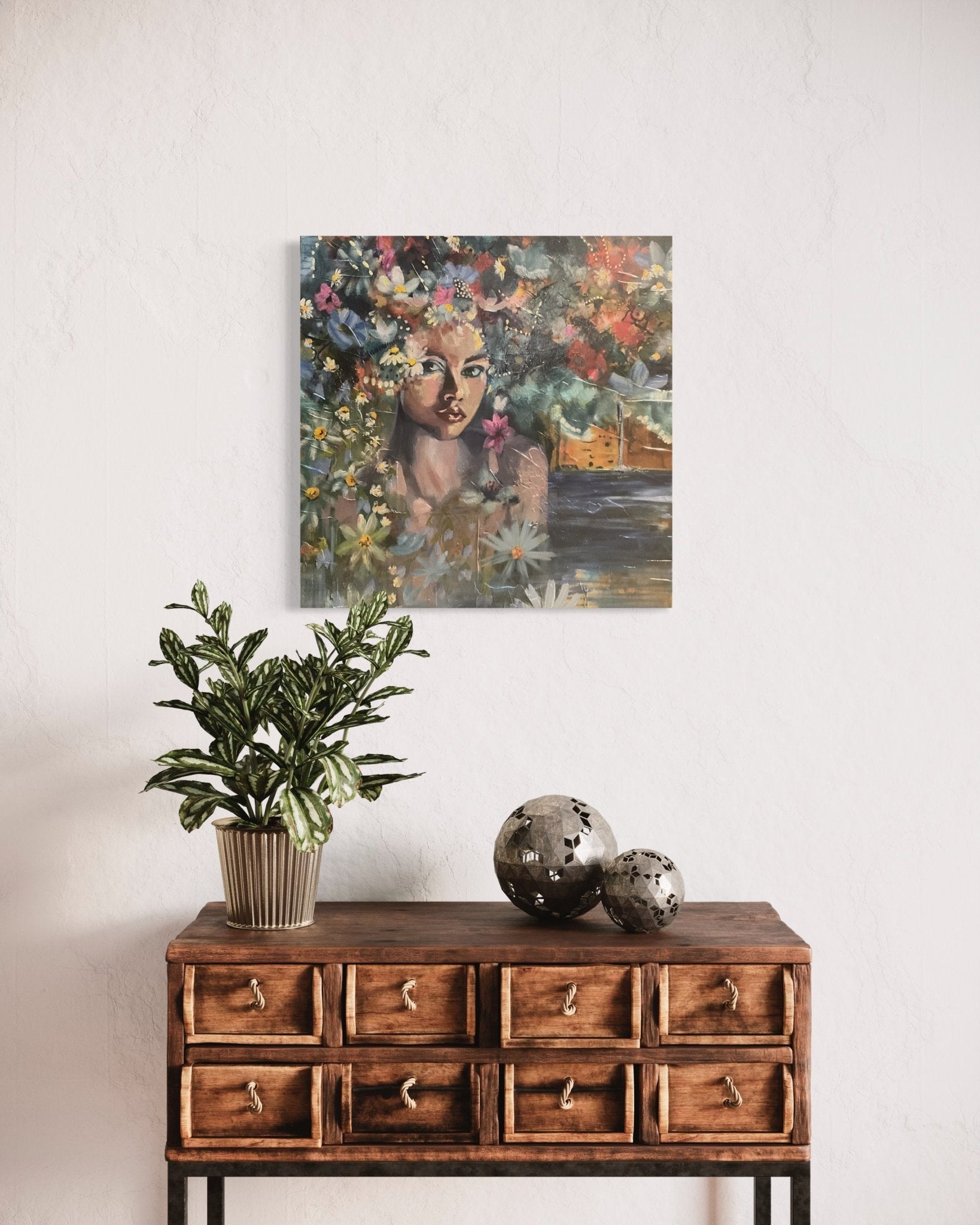 Awakening Self | Sarah Andreas Art | Mixed Media Oil Painting | Sarah Andreas Art | Mixed Media Oil Painting