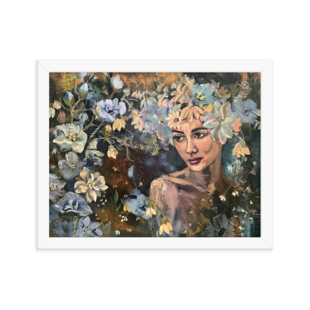 Framed Print - Healing Council of the Flowers - Fine Art by Sarah Andreas