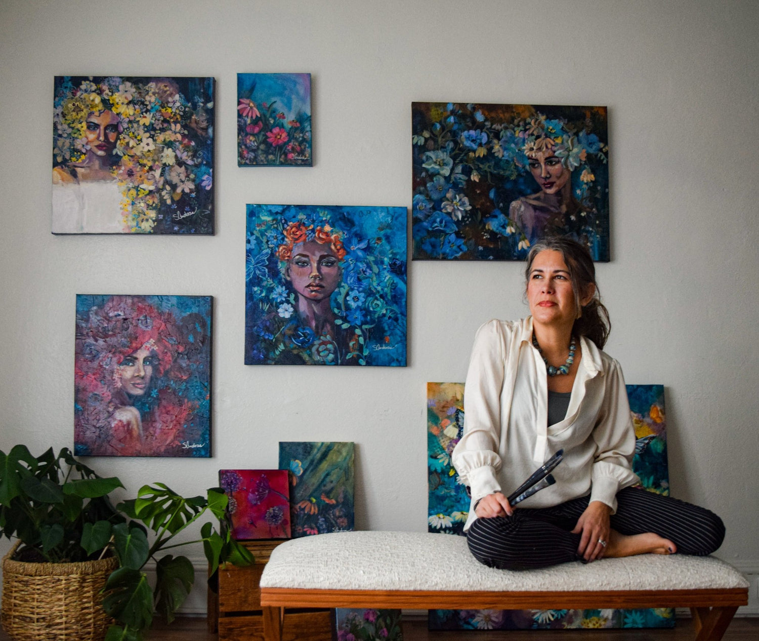 Sarah Andreas' Fine Art Mixed Media Oil Paintings: A Tapestry of Emotions - Fine Art by Sarah Andreas