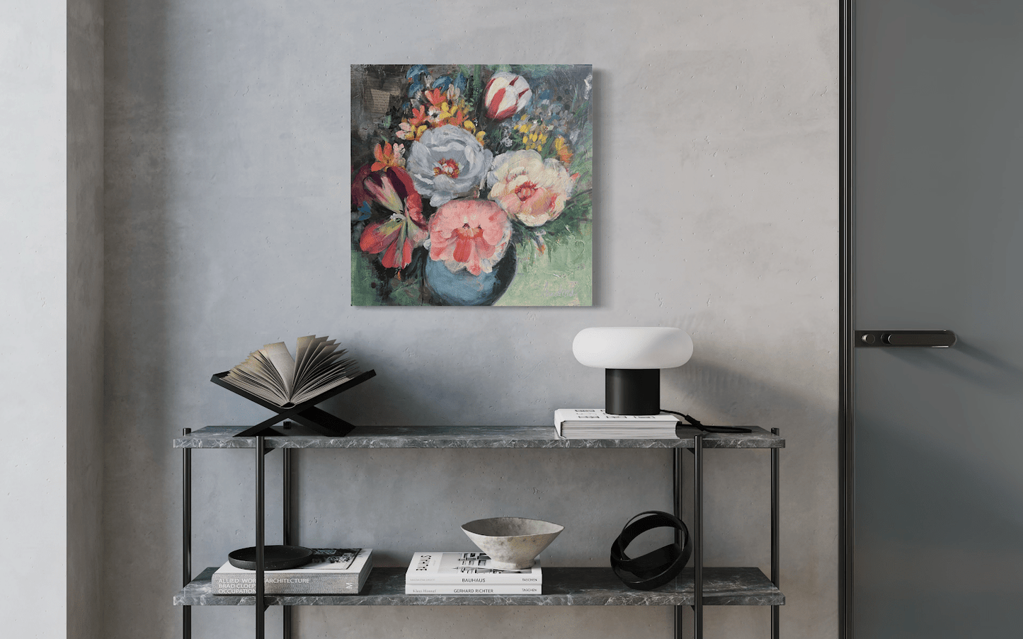 A Garden of Becoming | Sarah Andreas Art | Mixed Media Oil Painting | Sarah Andreas Art | Mixed Media Oil Painting