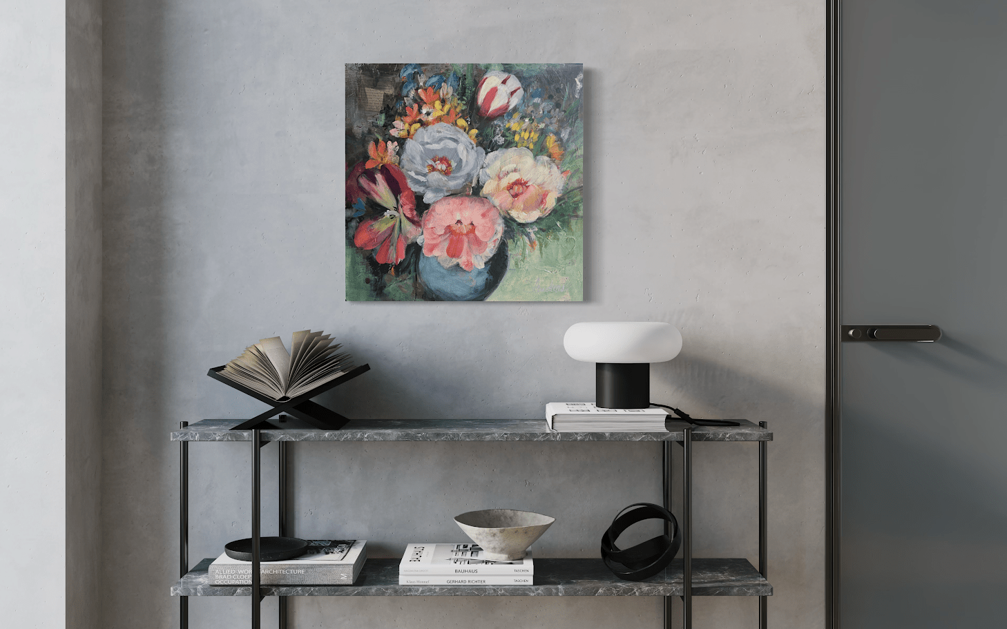 A Garden of Becoming | Sarah Andreas Art | Mixed Media Oil Painting | Sarah Andreas Art | Mixed Media Oil Painting