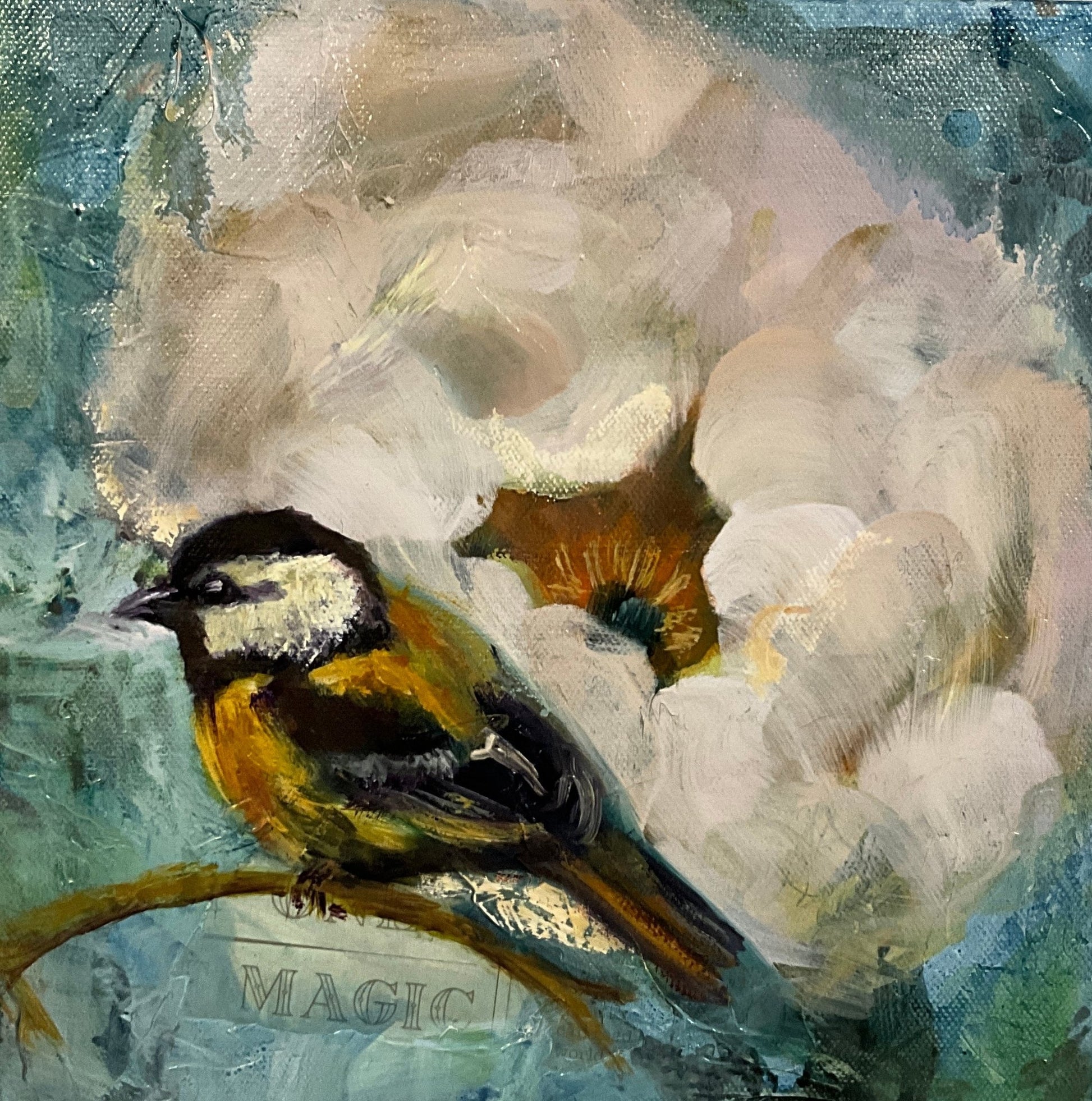 A Quite Kind of Magic | Sarah Andreas Art | Mixed Media Oil Painting | Sarah Andreas Art | Mixed Media Oil Painting