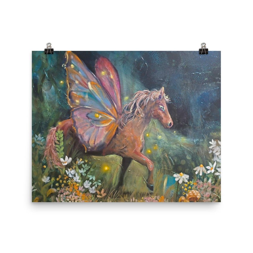 Courageous Emergence | Fine Art Print | Sarah Andreas Art | Mixed Media Oil Painting
