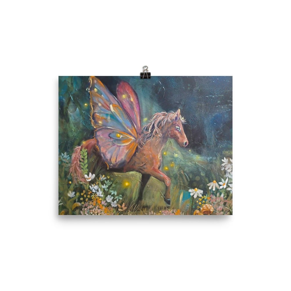 Courageous Emergence | Fine Art Print | Sarah Andreas Art | Mixed Media Oil Painting
