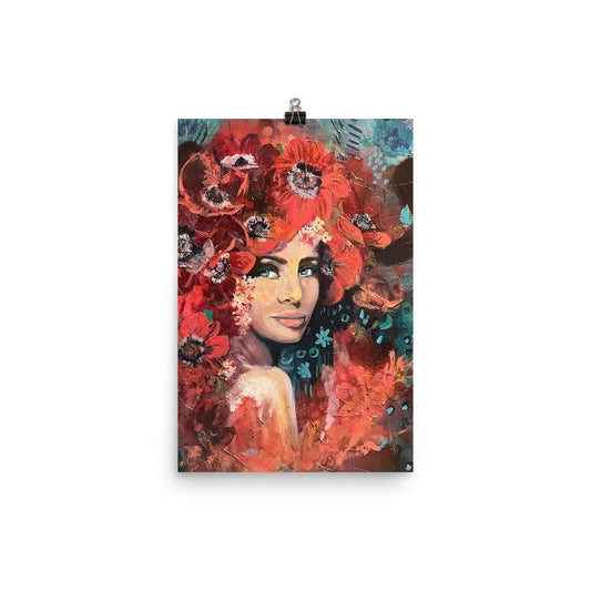 Healing Aura: Radiance in Red - Print - Fine Art by Sarah Andreas