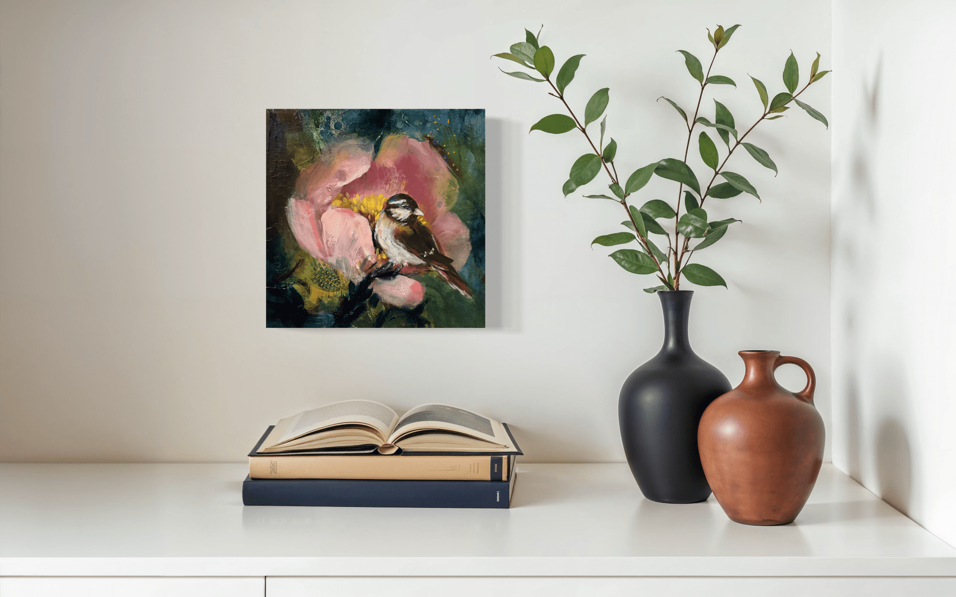 Safe Enough to Rest | Sarah Andreas Art | Mixed Media Oil Painting | Sarah Andreas Art | Mixed Media Oil Painting