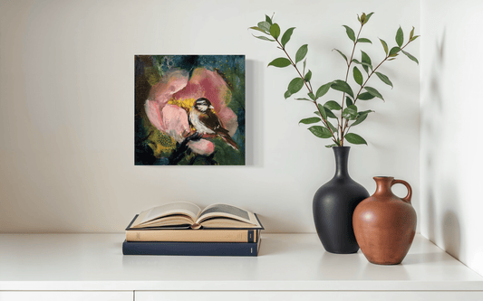 Safe Enough to Rest | Sarah Andreas Art | Mixed Media Oil Painting | Sarah Andreas Art | Mixed Media Oil Painting