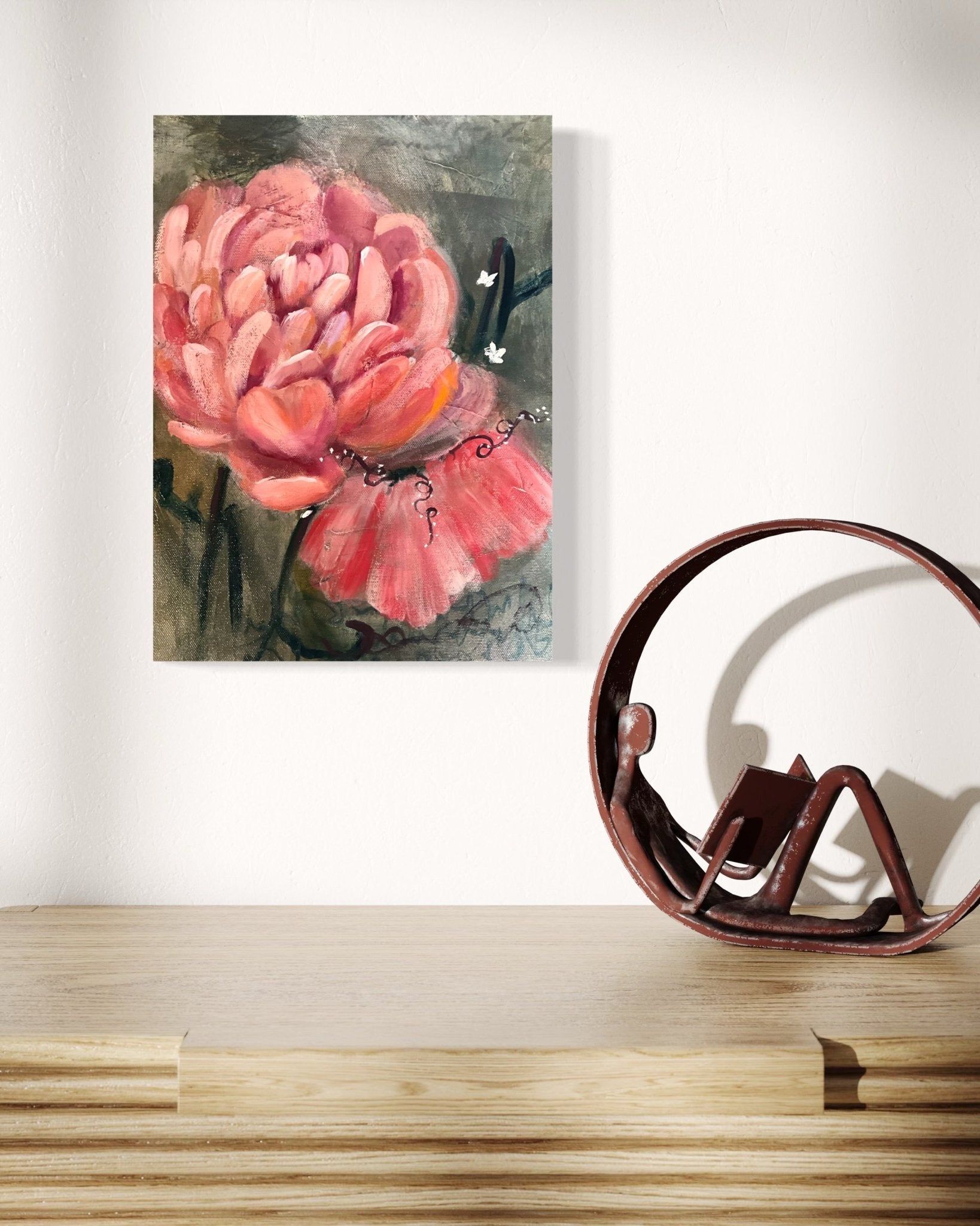 The Language of Plenty - Original Mixed Media Oil Painting | Sarah Andreas Art | Mixed Media Oil Painting