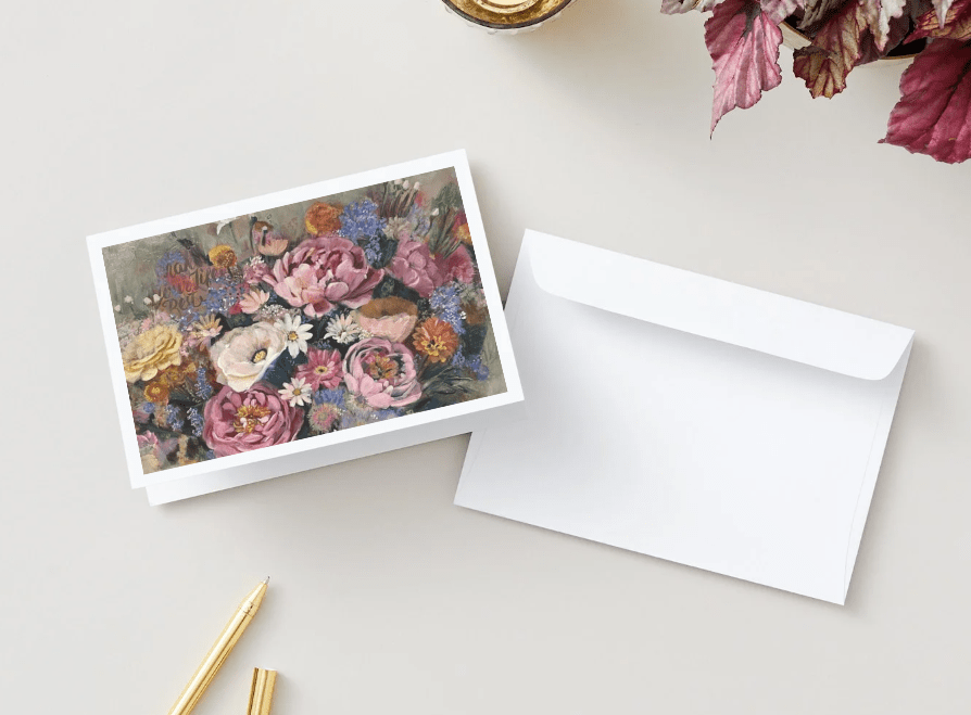 Where Light Gathers - Fine Art Note Card Pack | Sarah Andreas Art | Mixed Media Oil Painting