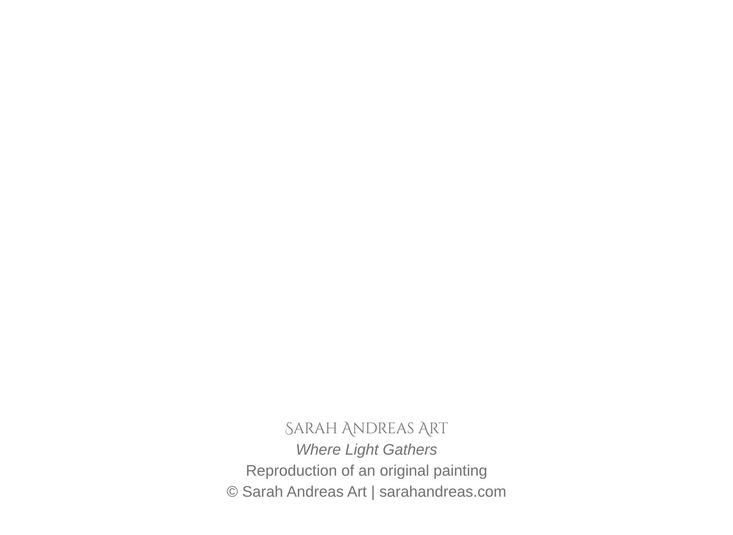 Where Light Gathers - Fine Art Note Card Pack | Sarah Andreas Art | Mixed Media Oil Painting