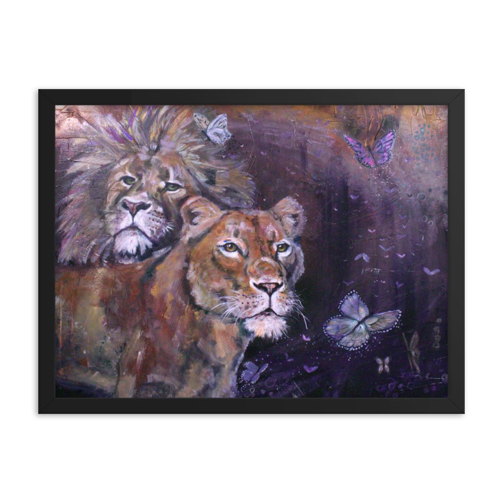 Framed Print - Companions in Courage - Fine Art by Sarah Andreas