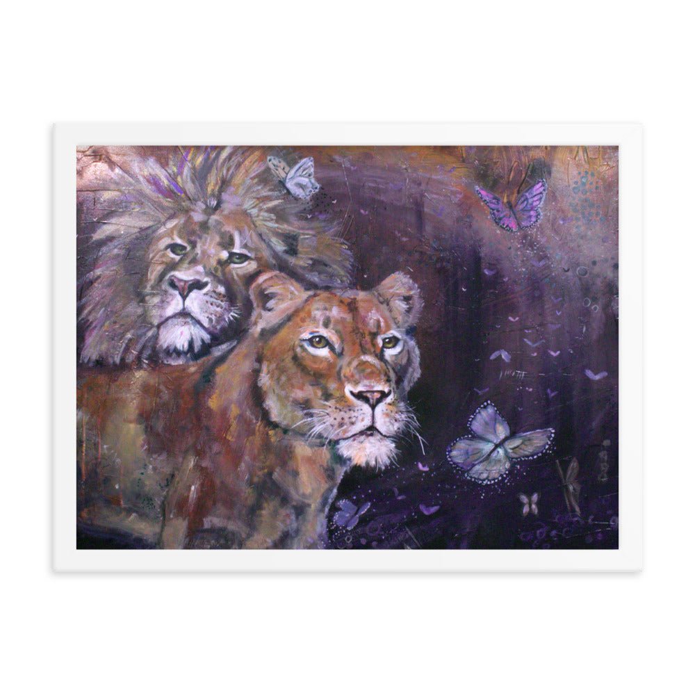 Framed Print - Companions in Courage - Fine Art by Sarah Andreas