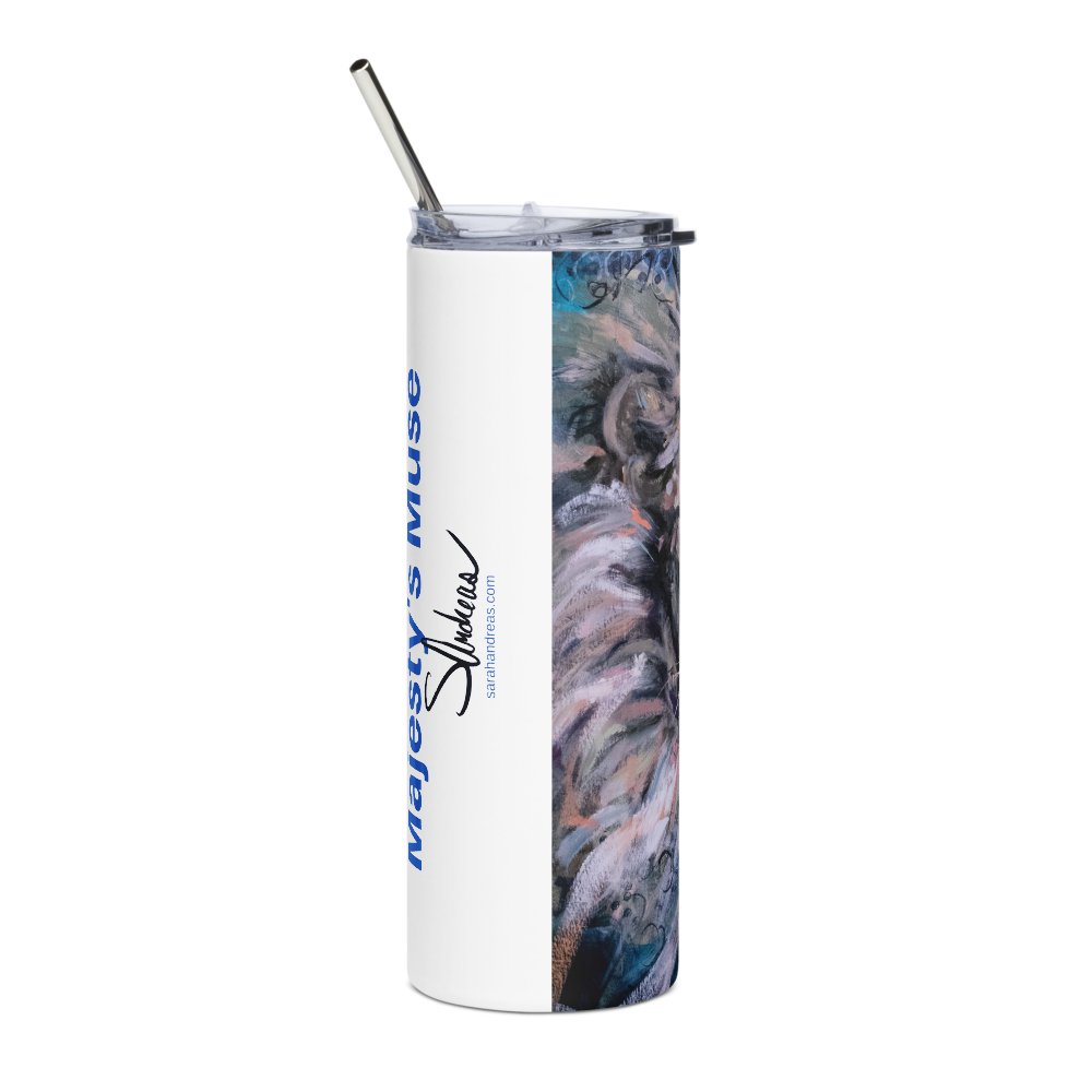 Limited Time Majesty's Muse - Stainless steel tumbler - Fine Art by Sarah Andreas