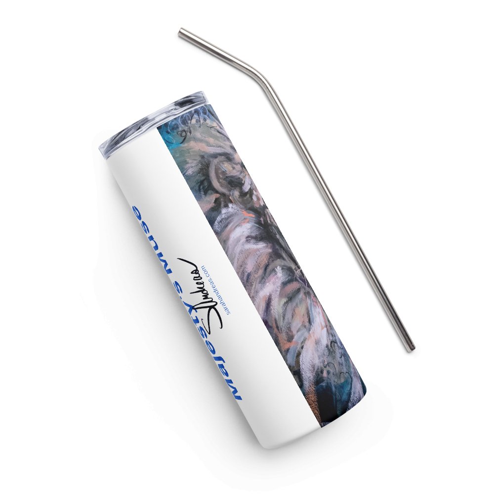 Limited Time Majesty's Muse - Stainless steel tumbler - Fine Art by Sarah Andreas