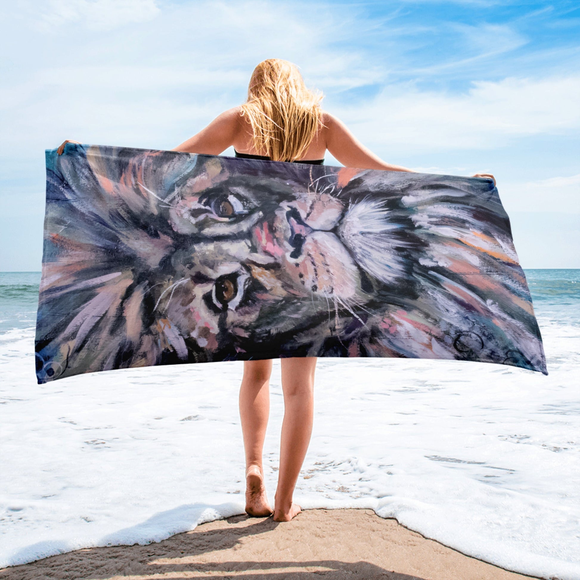 Limited Time - Majesty's Muse Towel - Fine Art by Sarah Andreas