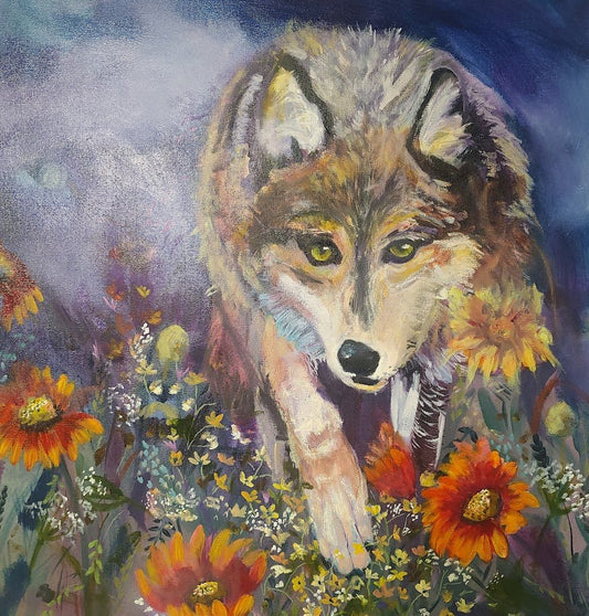 Strolling in Flowers - Fine Art by Sarah Andreas