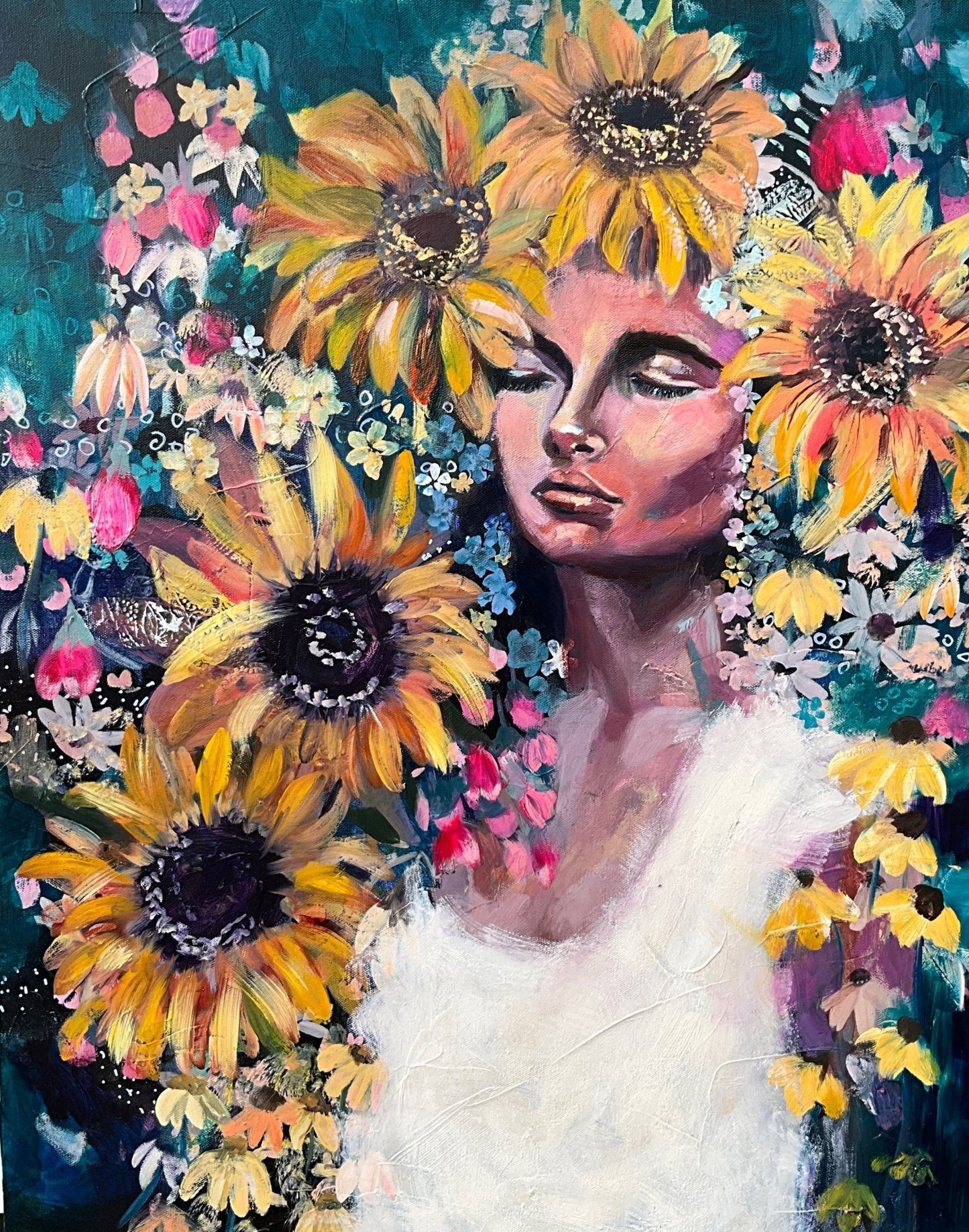 Sunflower Splendor - Fine Art by Sarah Andreas